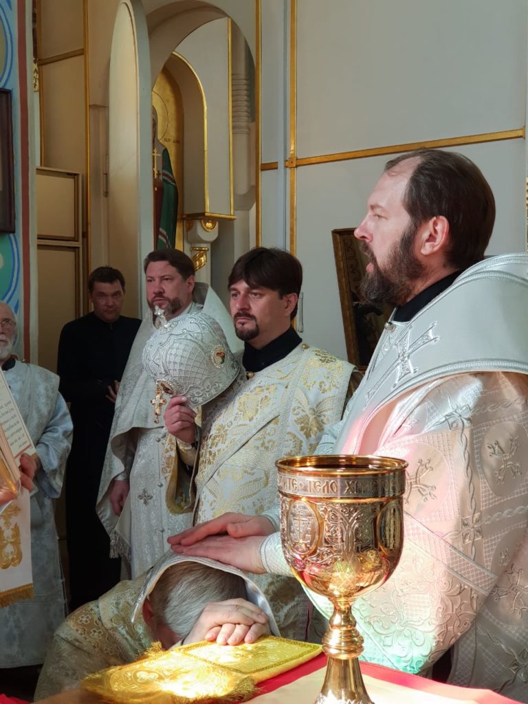 Сергей Морозов рукоположен во диакона к Вырицкому храму святых Петра и Павла