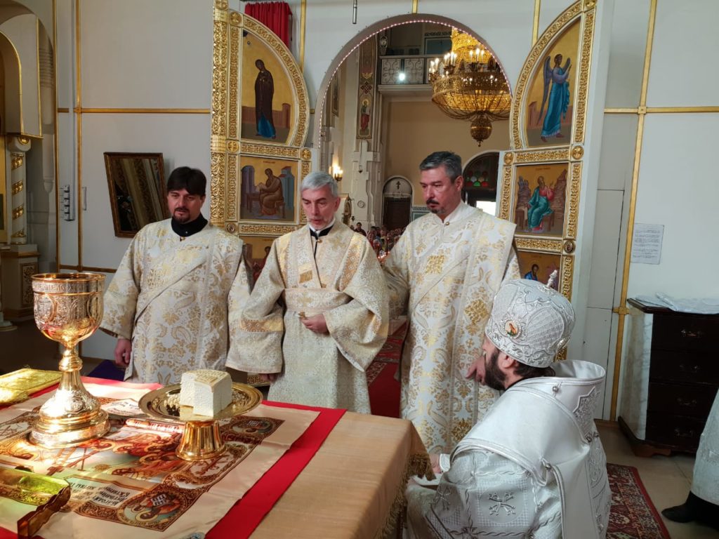 Сергей Морозов рукоположен во диакона к Вырицкому храму святых Петра и Павла