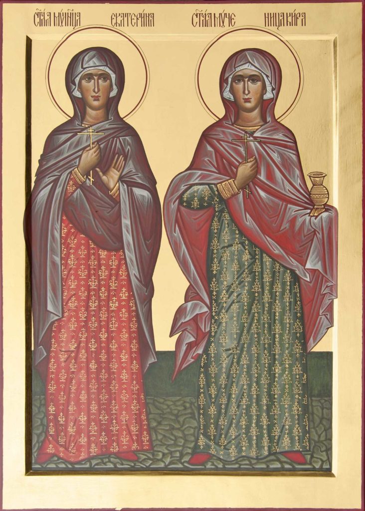 В Феодоровском соборе, в нижнем храме имеется икона святых новомучениц Киры Оболенской и Екатерины Арской