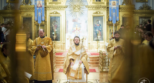 Литургия апостола Иакова в СПбДА. Предстоит архиепископ Амвросий