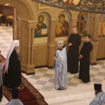 В праздник Введения во Храм Пресвятой Богородицы митрополит Владимир совершил Божественную литургию в Феодоровском соборе (Фото Юрия Костыгова)