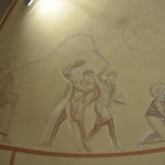 Ежедневная фотосъемка фресок, сделанная в процессе их написания настоятелем храма протоиереем Александром Сорокиным: Фрагмент: Мученичество Стефана
