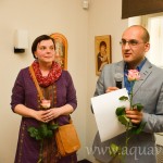 ИА "Вода живая": Выставка иконописцев Филиппа Давыдова и Ольги Шаламовой представлена в  книжном доме "Глагол"
