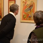 ИА "Вода живая": Выставка иконописцев Филиппа Давыдова и Ольги Шаламовой представлена в  книжном доме "Глагол"