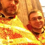 К празднику Святой Пасхи клирики Феодоровского собора иереи Кирилл Киселев и Алексий Волчков удостоены права ношения наперсного креста.