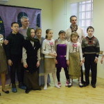 Группа детей из воскресной школы Феодоровского собора выступила с рождественским концертом в доме престарелых