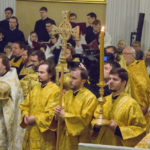 Настоятель Феодоровского собора участвовал в Патриаршем богослужении