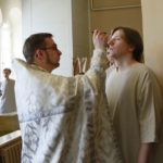 В Феодоровском соборе состоялась Крещальная Литургия