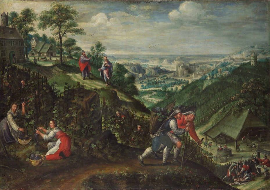 Marten van Valckenborch. Parable of the wicked husbandmen