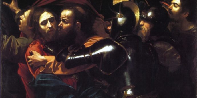 Караваджо Взятия Христа под стражу, 1602