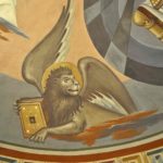 Фрагмент фрески в конхе алтаря: лев – символ Евангелия от Марка