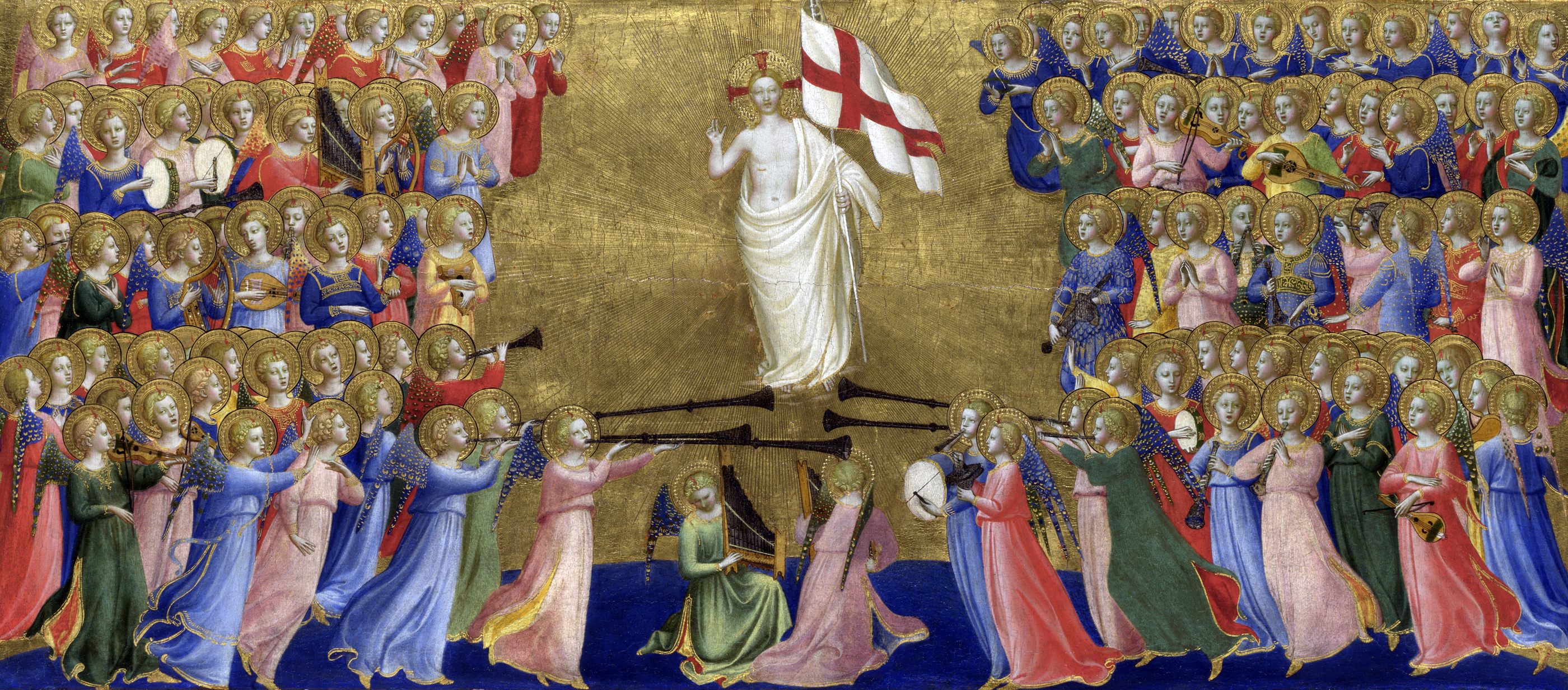 Christ Glorified in the Court of Heaven about 1423-4, Probably by Fra Angelico