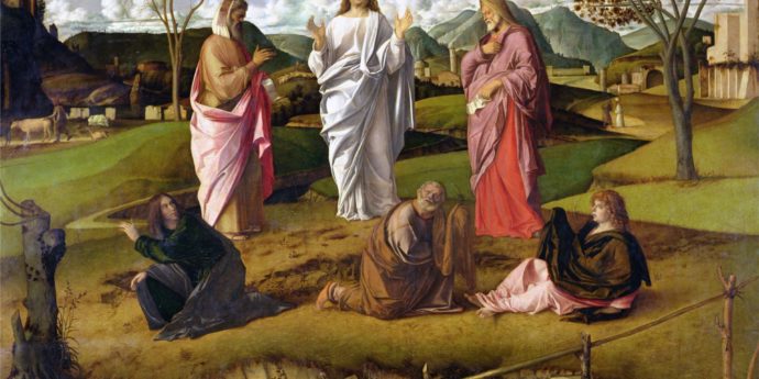 Transfiguration of Christ - painting by the Italian Renaissance master Giovanni Bellini