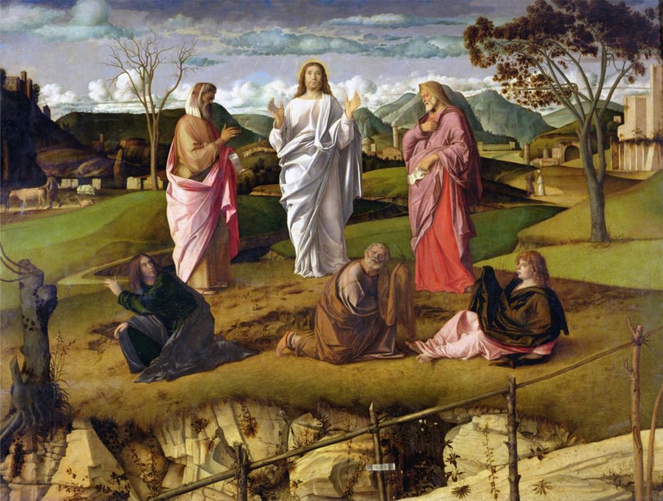 Transfiguration of Christ - painting by the Italian Renaissance master Giovanni Bellini