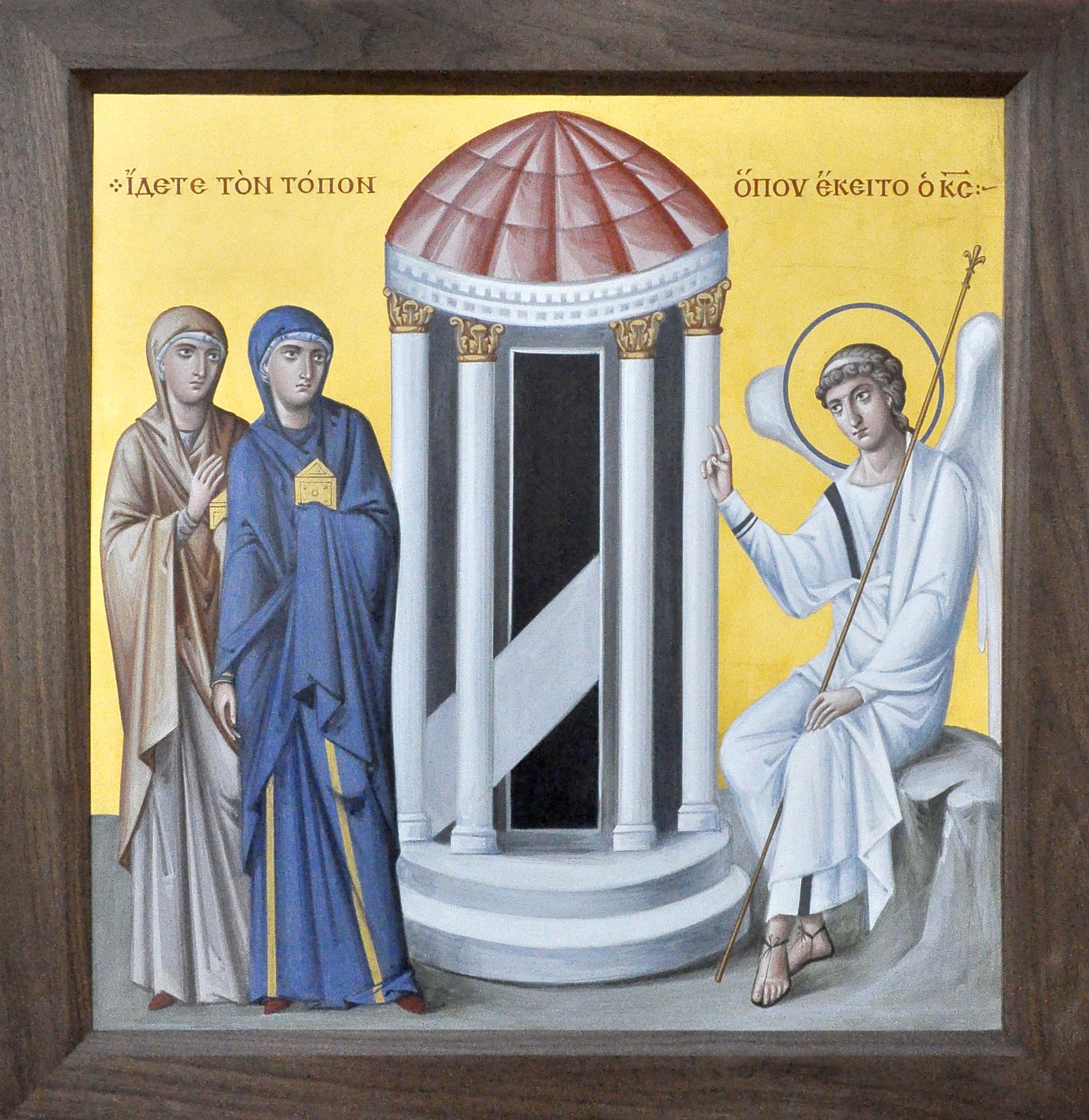 Воскресная икона без Воскресшего Христа или «Жены-мироносицы у пустого гроба воскресшего Спасителя»