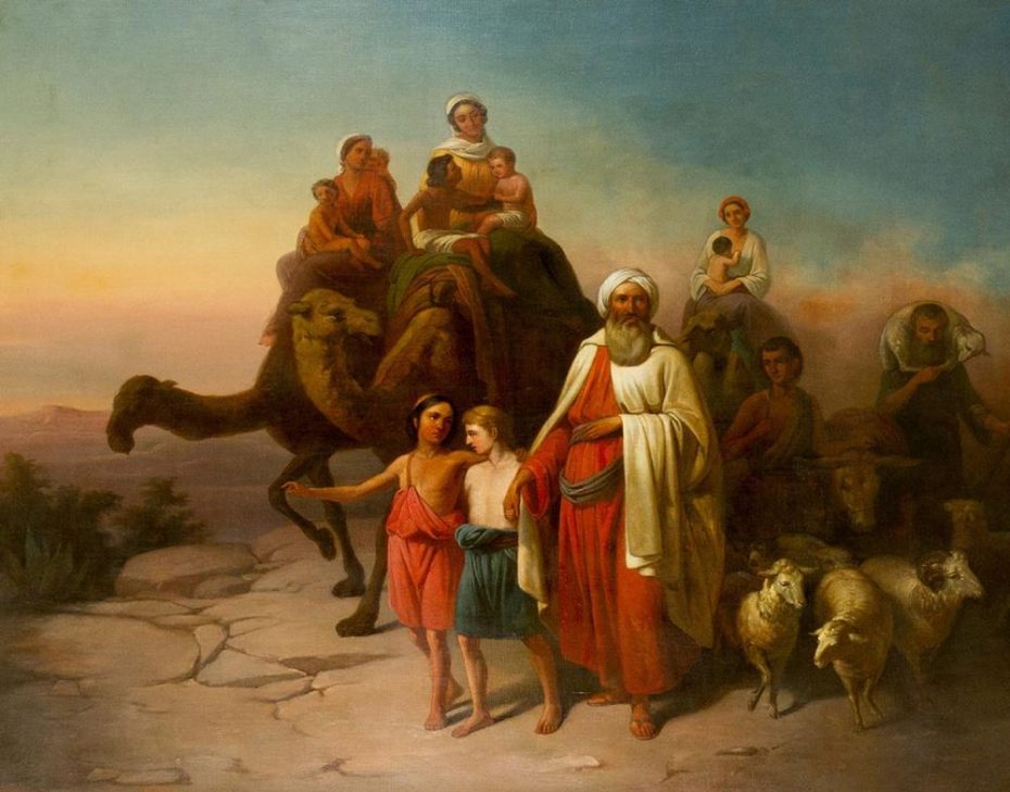Йожеф Молнар. Переселение Авраама. 1850