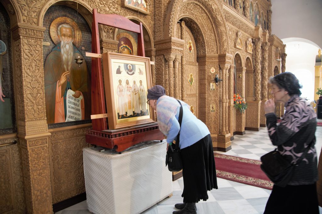 Икону парижских новомучеников освятили в Феодоровском соборе