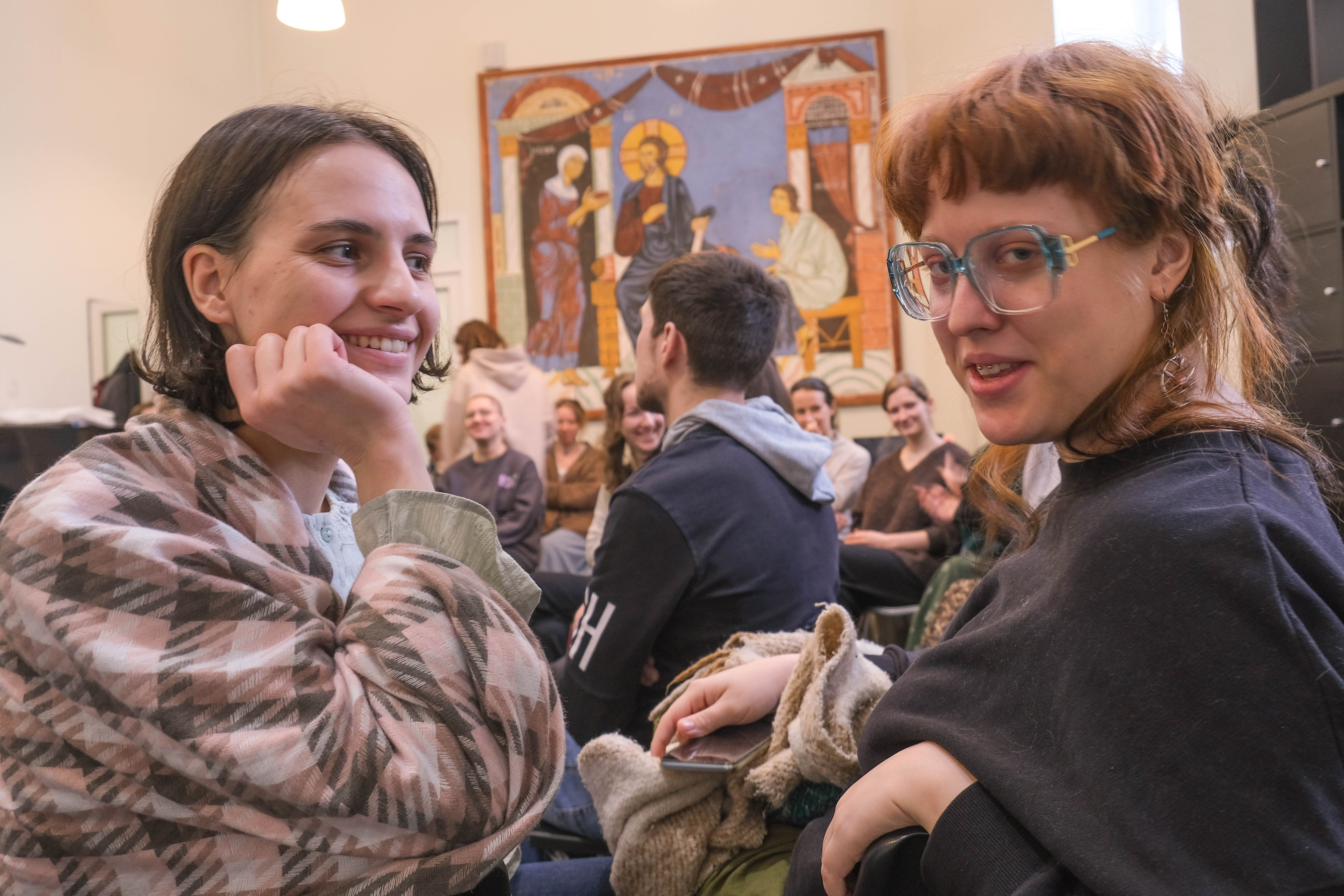 Встреча молодежи со священниками собора