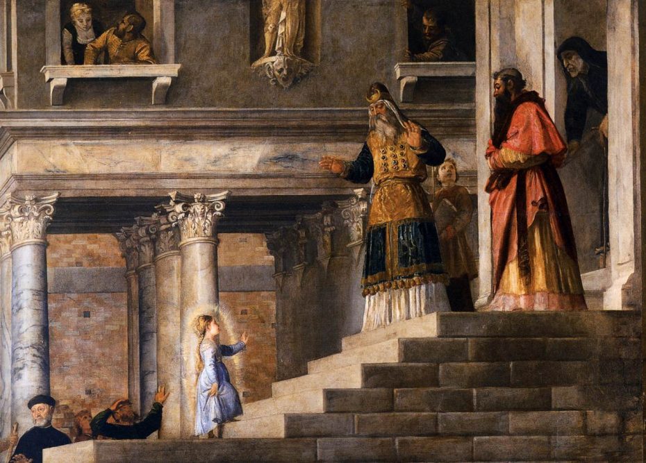 Тициан. Введение Марии во Храм. 1534–38. Галерея Академии, Венеция