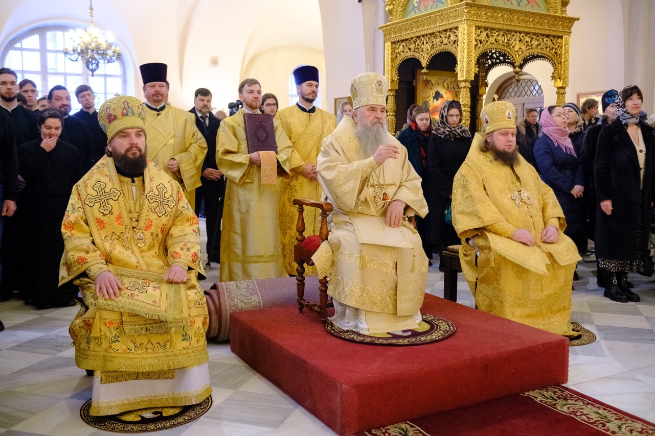 Состоялось архиерейское богослужение