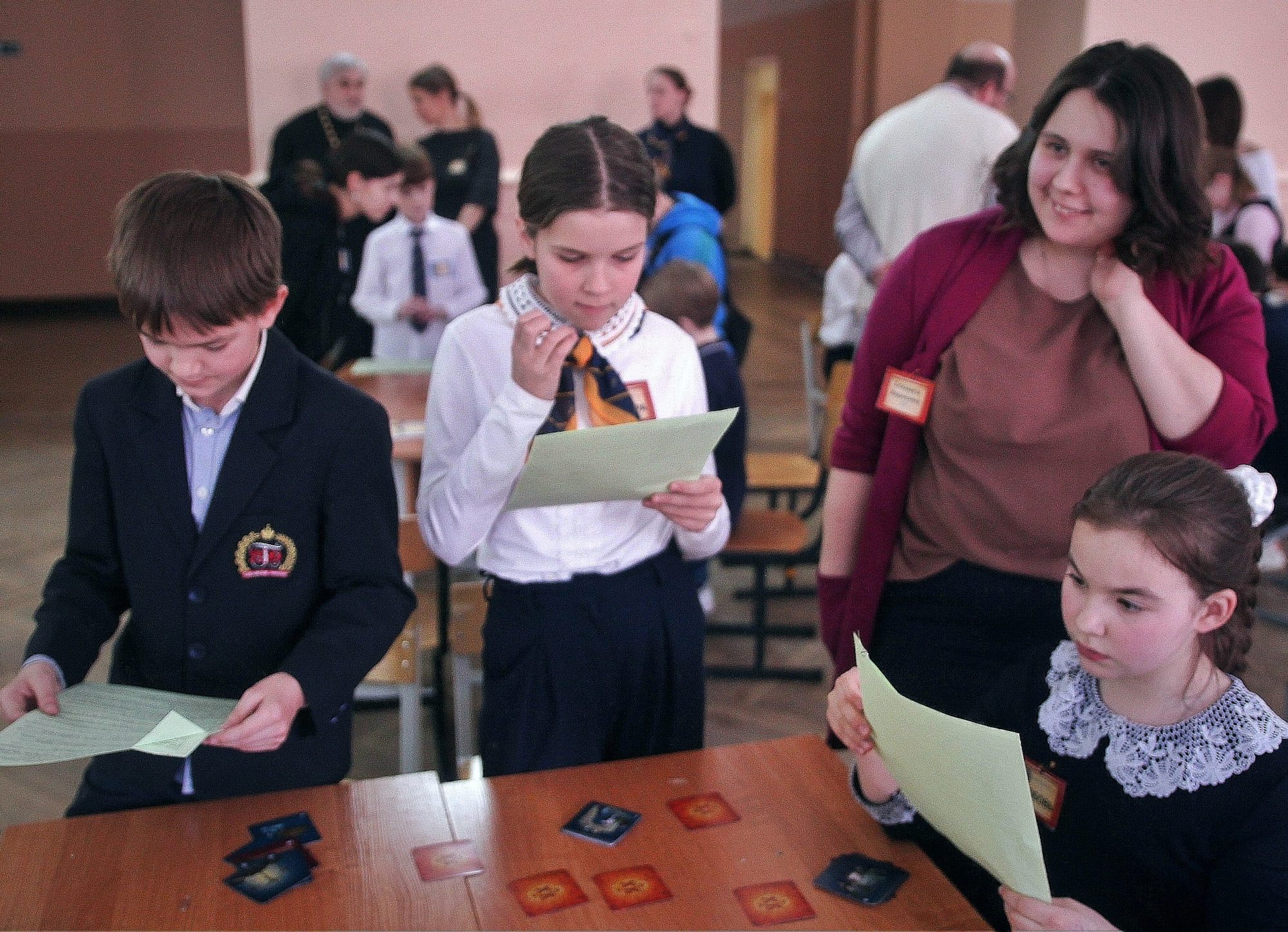 Пять школ Центрального района приняли участие в турнире по настольной игре