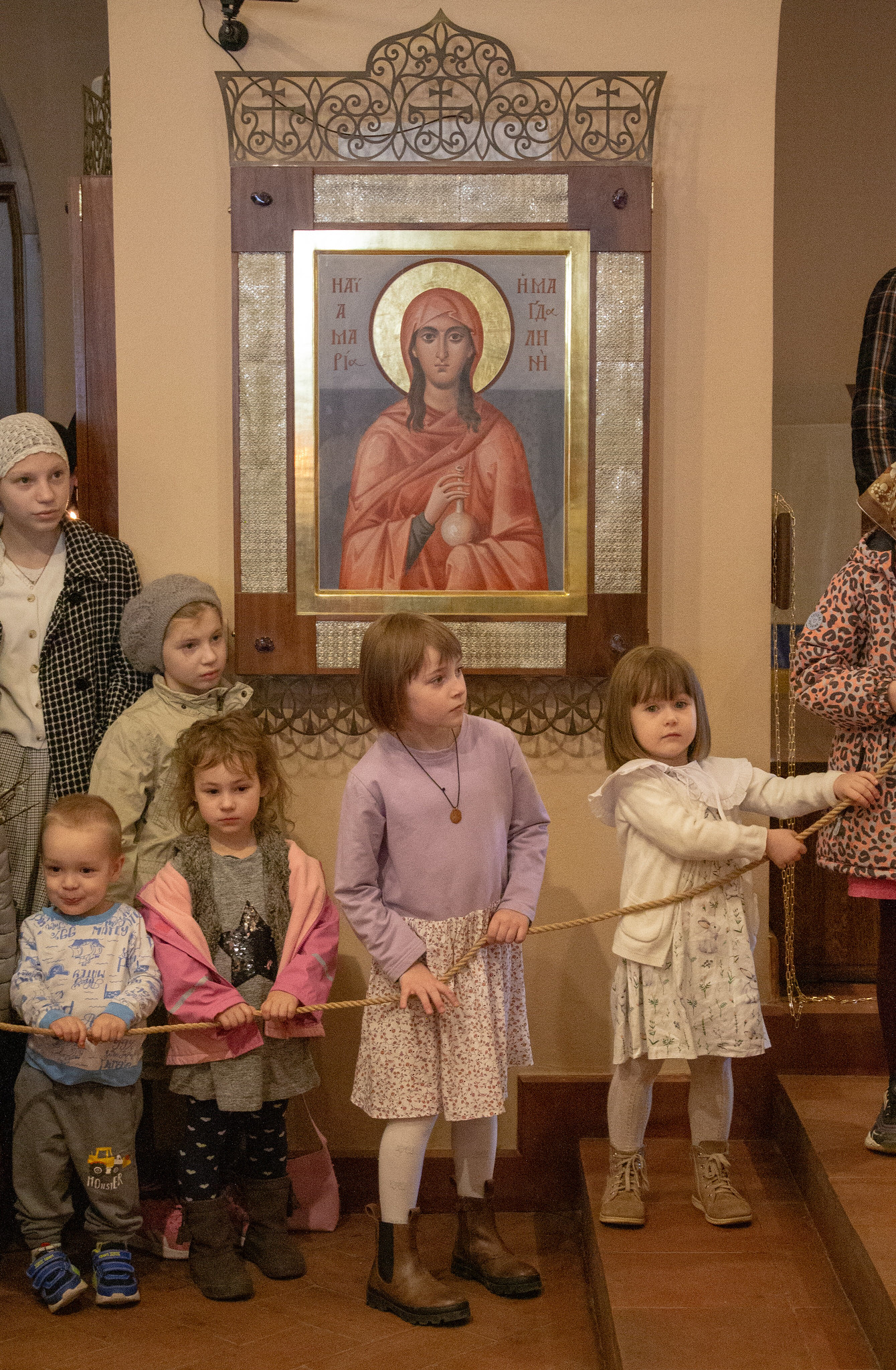 Детская литургия в Вербное воскресенье