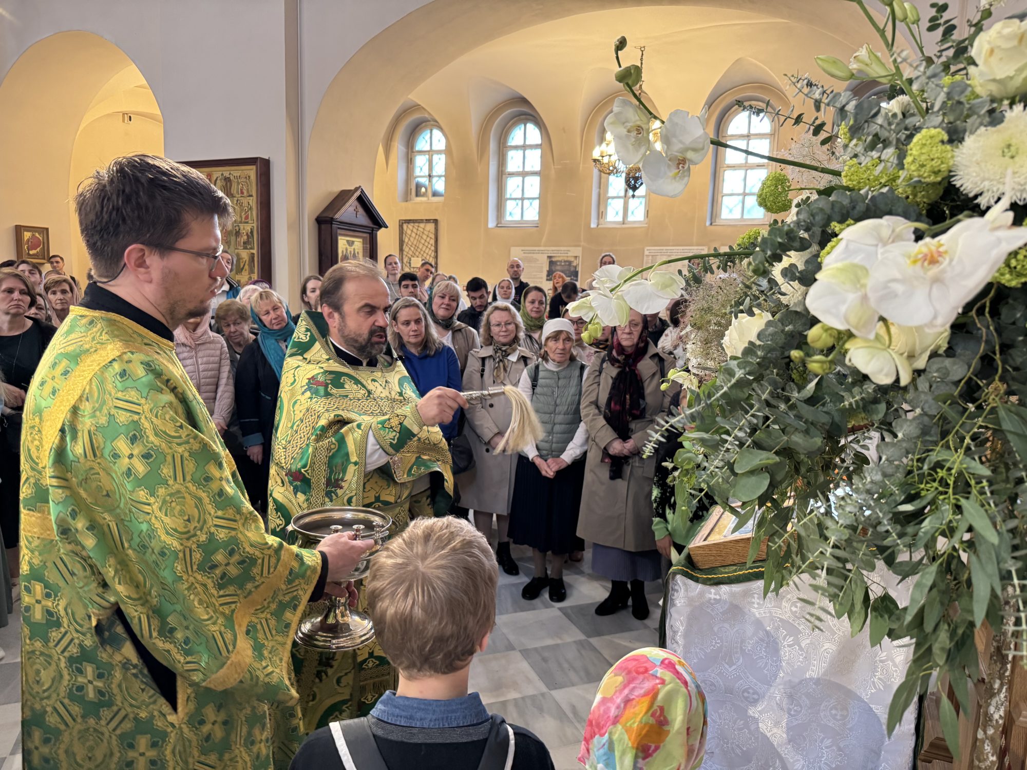 Праздник Пятидесятницы в Феодоровском соборе