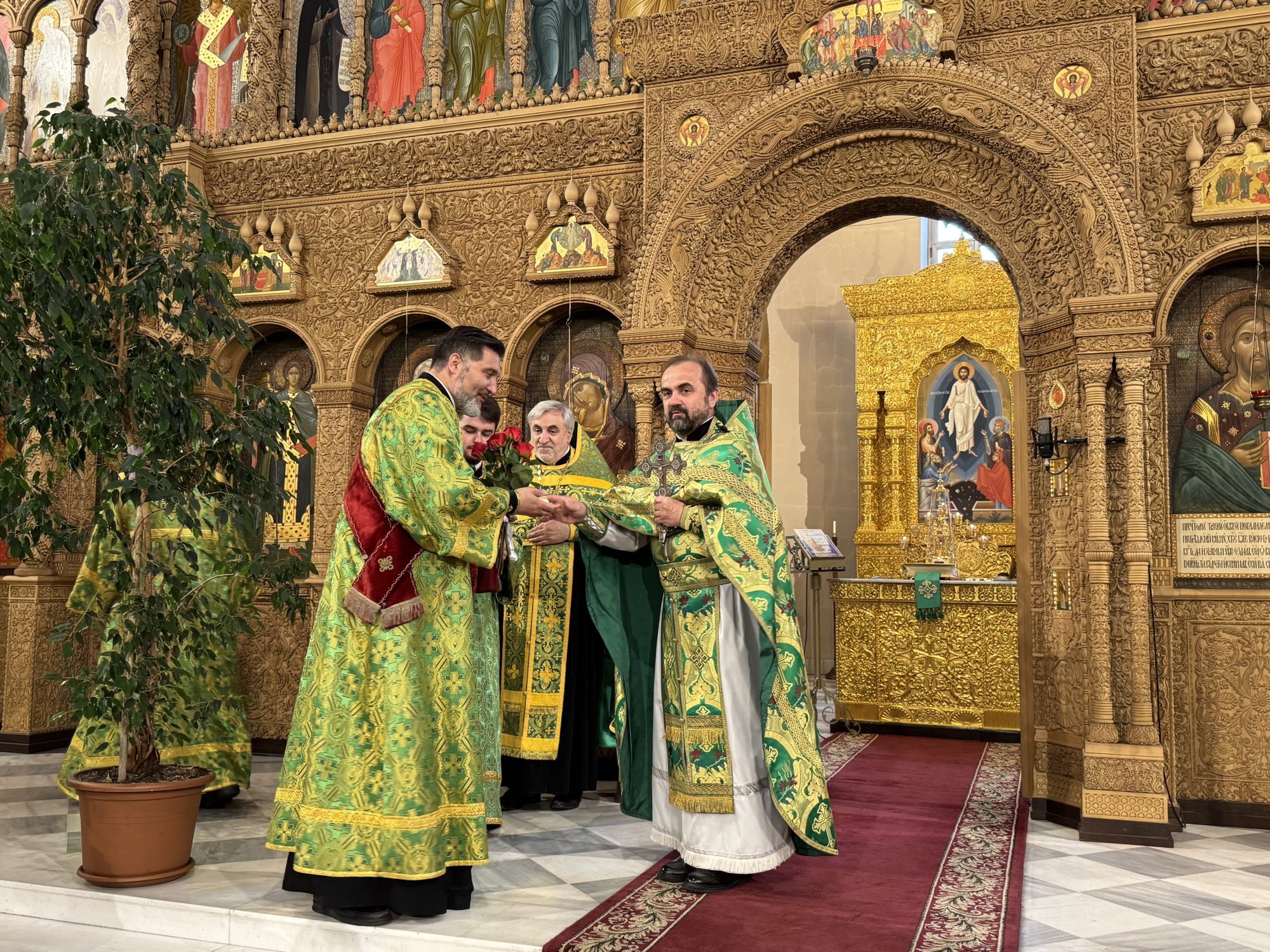 Праздник Пятидесятницы в Феодоровском соборе