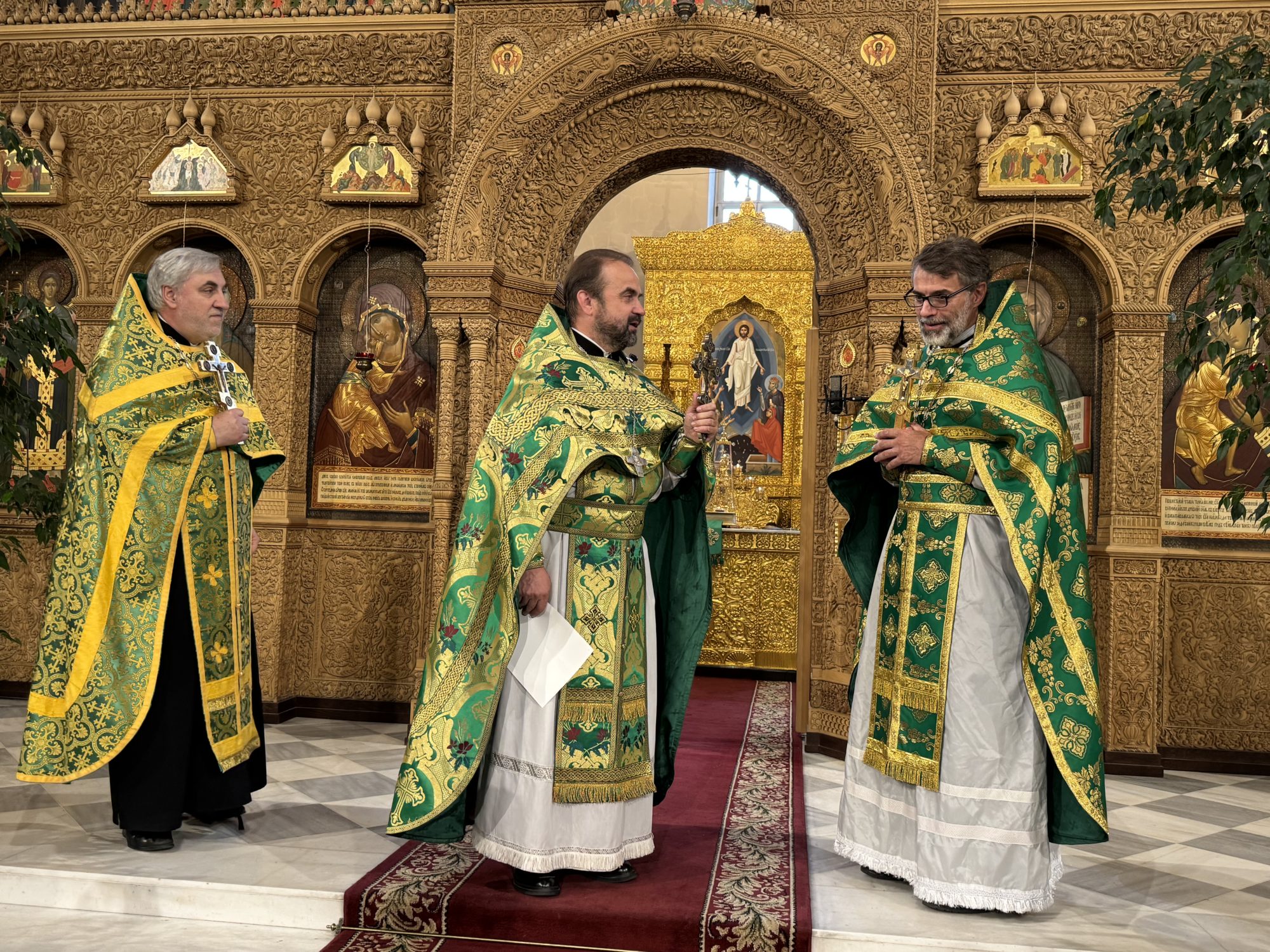 Праздник Пятидесятницы в Феодоровском соборе