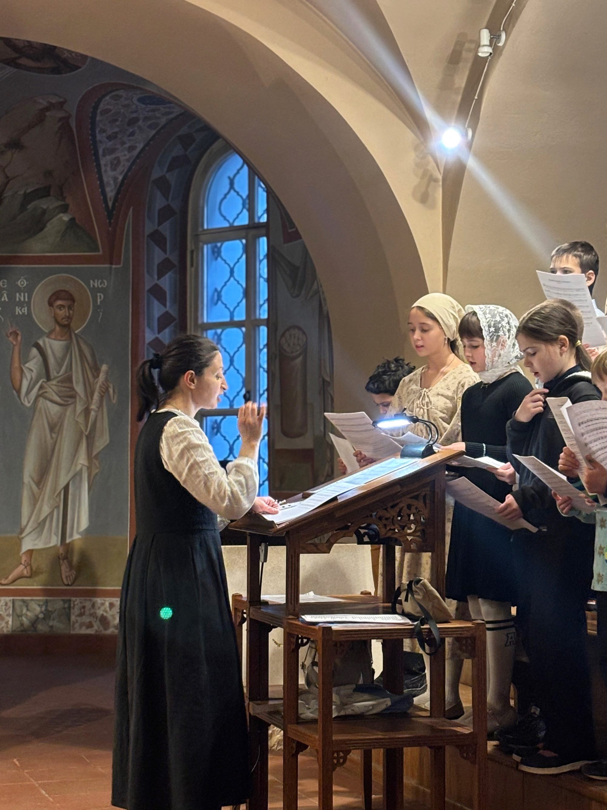 Состоялась Детская литургия и мастер-класс "Звезды, созвездия, кометы"